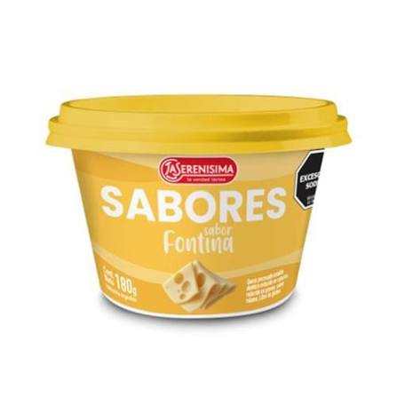 QUESO UNTABLE LA SERENISIMA SABORES FONTINA  180g